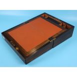 Mahogany writing box