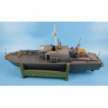 Radio controlled naval boat