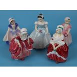 5 Royal Doulton figurines