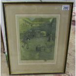 Signed Cecil Aldin print