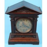 Oak case mantle clock