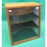 Small glass display cabinet