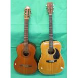 2 acoustic guitars