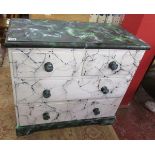 Contemporary chest of drawers - Approx W: 89cm D: 44cm H: 81.5cm