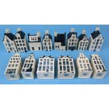 Collection of Bols / KLM miniatures (empty) by Delft