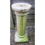 Stone Corinthian column stand