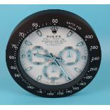 Good quality reproduction Rolex advertising clock with sweeping second hand - Daytona