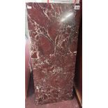 Slab of marble - Approx L: 94 x W: 38cm