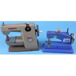 2 small sewing machines by Vulcan