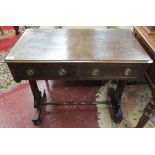 Early mahogany centre table - Approx W: 77.5cm D: 43.5cm H: 69cm