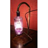 Gin bottle novelty lamp