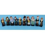 Collection of 10 Royal Doulton Dickensian figures