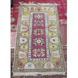 Small Eastern rug - Approx 150cm x 91cm