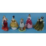 5 Royal Doulton figurines