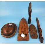 Collection of tribal carvings