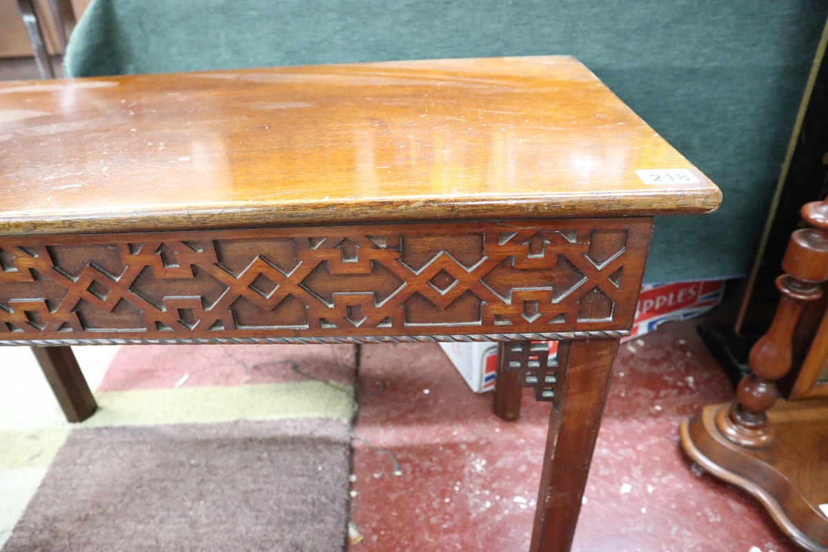 Chinese Chippendale style hall table - Image 7 of 13