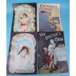 Collection of advertising posters to include CUNARD