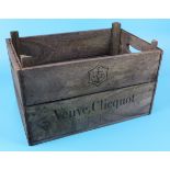 Veuve Clicquot advertising crate