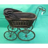 Victorian style dolls pram