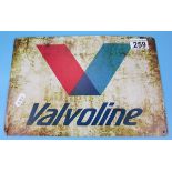 Reproduction Valvoline advertising sign