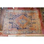 Antique hand woven Persian rug - Approx 150cm x 107cm