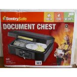 Lockable document chest - Brand new in box