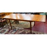 Mid century teak extending dining table by McIntosh