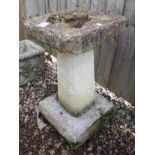 Stone birdbath