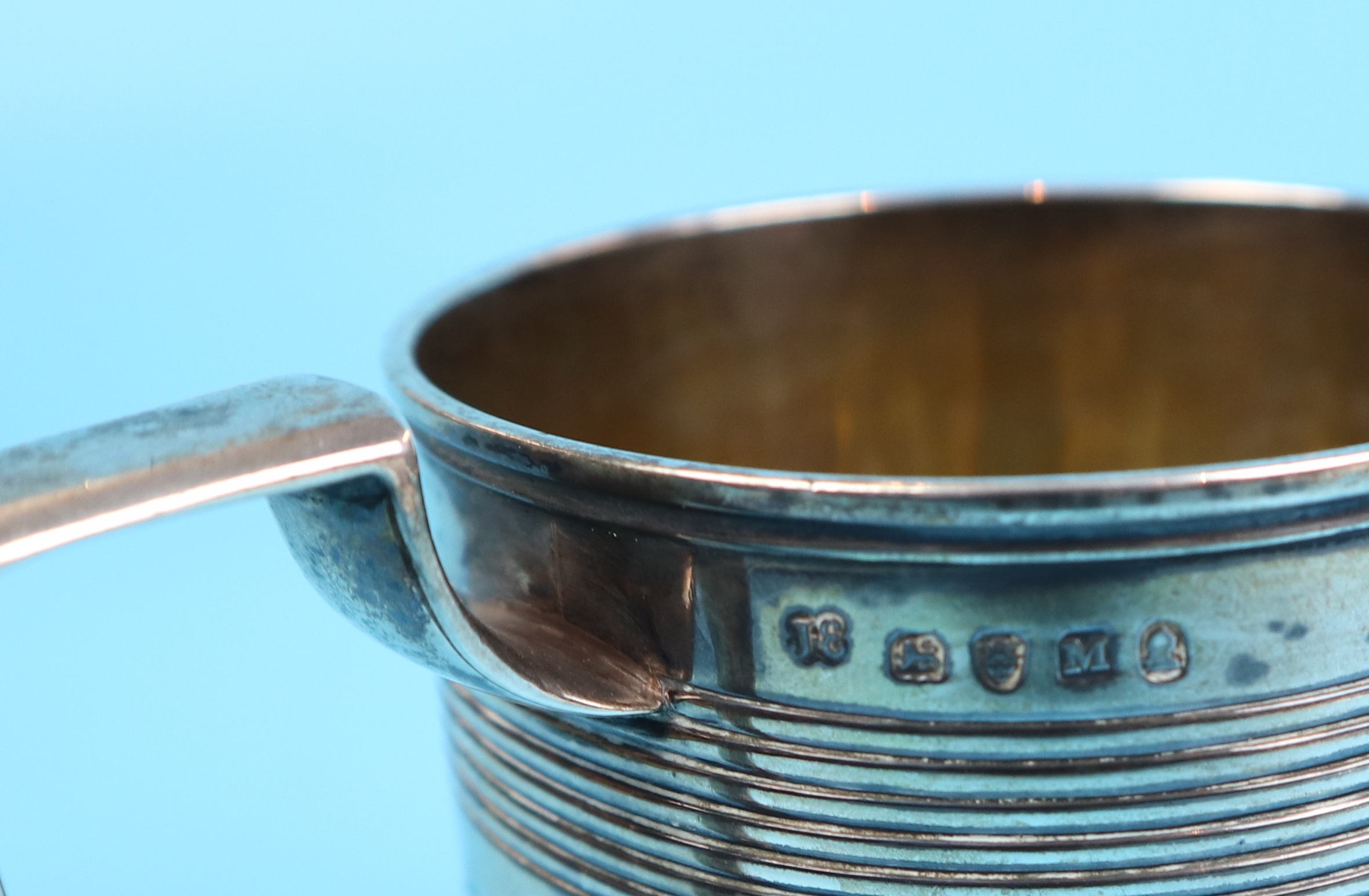 Georgian hallmarked silver mug - Approx 228g - Image 2 of 3