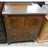 Small Georgian mahogany night cabinet