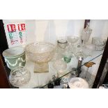 Large collection of glass etc