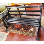 Fine Coalbrookdale bench (Refurbished) - Approx L: 130cm