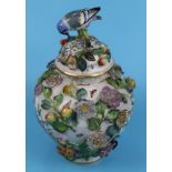 Decorative urn with Continental mark - Possibly Dresden by Carl Thieme - Impressed mark 174 and....