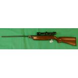 Weihrauch .22 air rifle with scope