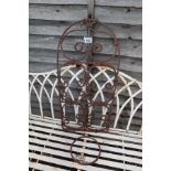 Wrought iron frame