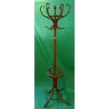 Thonet style bentwood coat stand