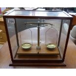 Cased scientific scales