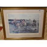 L/E Michael Lyne signed hunting print - The Muddy Gateway