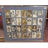 Collection of early framed glamour pictures