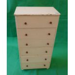 Bank of six drawers