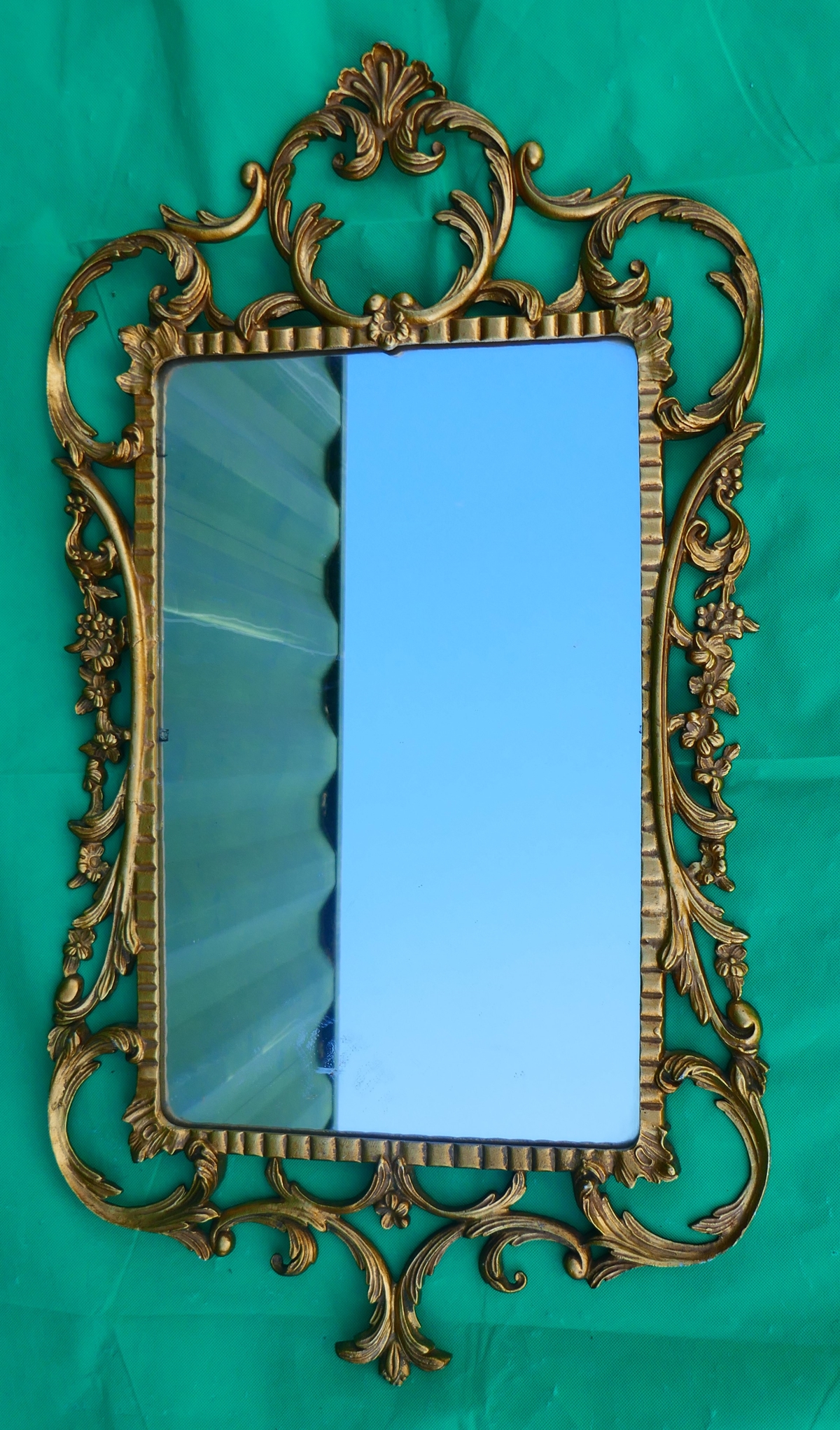 Metal gilt mirror