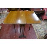 Edwardian crossbanded Sutherland table