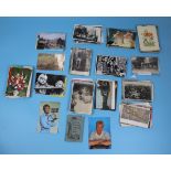 Collection of postcards to include signed examples etc