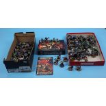 3 boxes of Warhammer figures