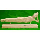 Reclining Buddha figure - Approx L: 57cm