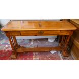 Pine console table