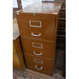 Retro metal filing cabinet