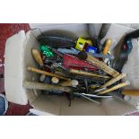 Collection of woodworking tools