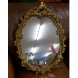 Gilt framed mirror