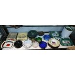 Collection of pub advertising ashtrays